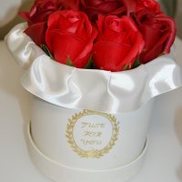 Букет из 9 мыльных роз