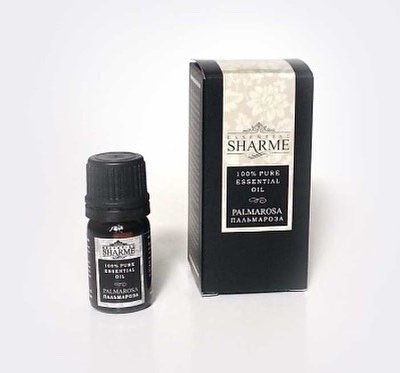 #02825  ЭФИРНОЕ МАСЛО SHARME ESSENTIAL ПАЛЬМАРОЗА, 5 МЛ