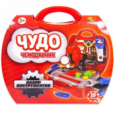 Набор инструментов, 19 предметов. Чудо-чемоданчик. (PT-00457)