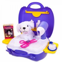 Чудо-чемоданчик. Набор для ухода за домашним питомцем (с собачкой), 16 предм. (PT-00465)