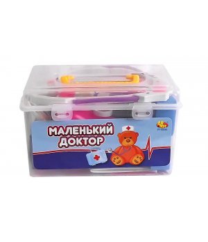 Маленький доктор. Набор доктора в чемодане, 22 предмета (PT-00293) 