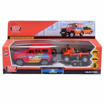Набор UAZ Hunter с квадроциклом (Технопарк) (258298)