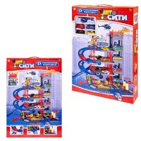 Парковка "АвтоСити" 4-уровневая (67 деталей) (PT-00903)