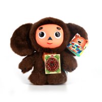 ЧЕБУРАШКА С ПЛАСТ. МОРДОЧКОЙ, ОЗВУЧ. РУСС. ЧИП 17СМ (220633)