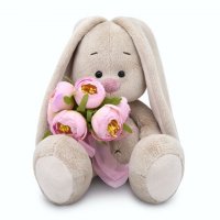 Зайка Ми с букетом роз (малый) (SidS-286)