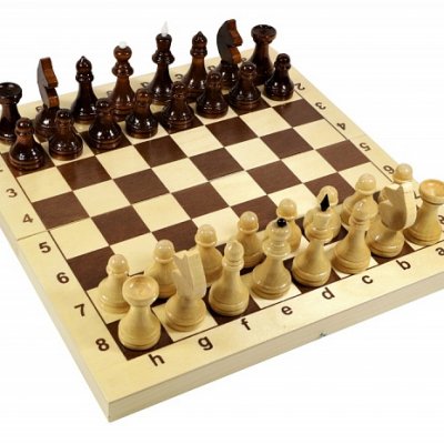Шахматы (деревянная коробка)  (02845)