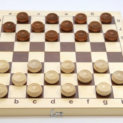 Шашки деревянные (поле 29см*29см) (02841)