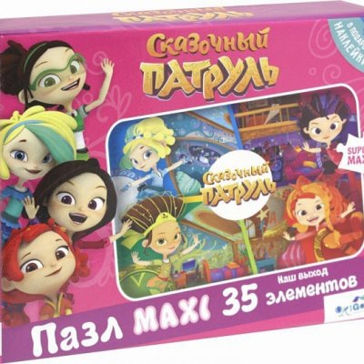 Сказочный патруль.Пазл. 35 гиг. +наклейки.Наш выход.(03916)