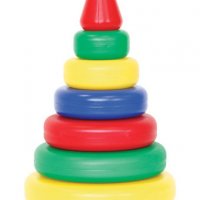 Пирамидка "Колечко-конус" (8 элементов), h=280 мм (62376)