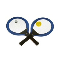 Бадминтон и теннис 2 в 1, 4 предмета в сетке ( S-00107)