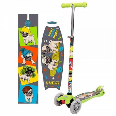 Трехколесный самокат "Next" (зеленый) (264641)