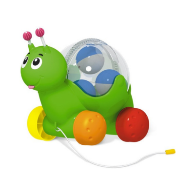 Каталка на веревочке "Улиточка" (01935)