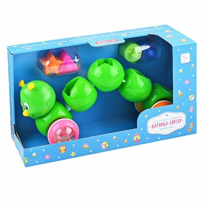 Каталка-сортер "Гусеничка" (01392)