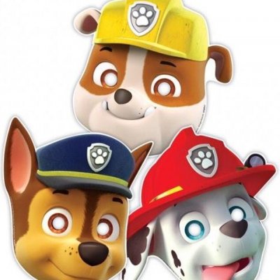 Маска "Щенячий патруль" (8 шт.) (1501-2749)