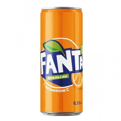 Fanta Апельсин 0.33 л