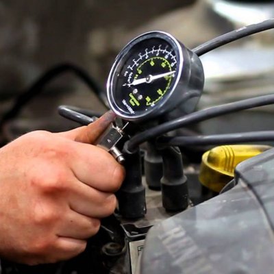 Замер масляного давления в двигателе от 4000 до 10 000