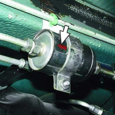 Замена топливного фильтра впрыск, наружный, от 2000 до 5000