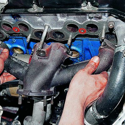 Замена прокладки, выхлопного и всасывающего коллектора, от 5000 до 20 000