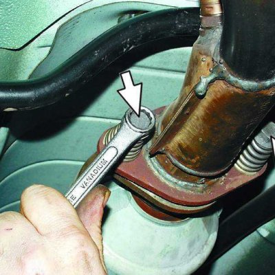 Замена крепления глушителя, от 1000 до 3000