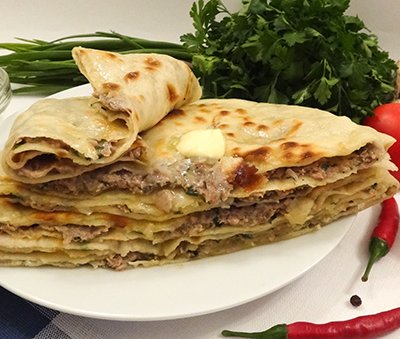 Хычины с мясом