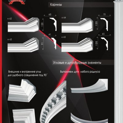 Карнизы (Гипс)