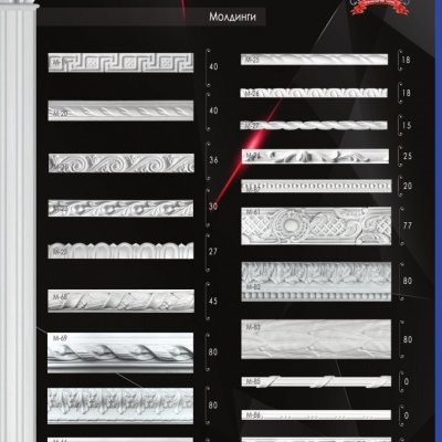 Молдинги (гипс)