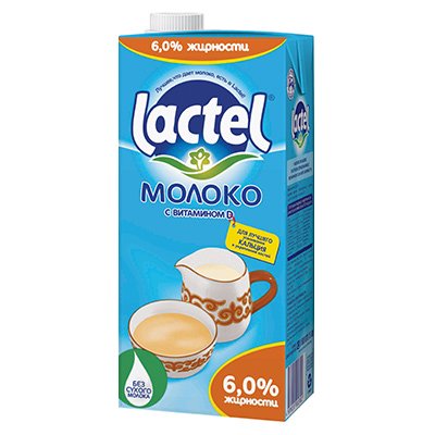 Молоко Lactel D 6.0% 