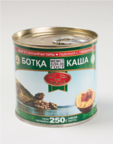 Каша пшенная с говядиной 250 гр "Бижан"