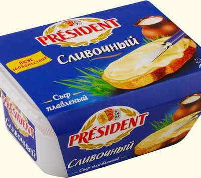 Сыр плавленый "President" 400гр