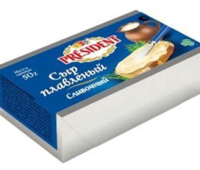 Сыр плавленый "President" 50гр