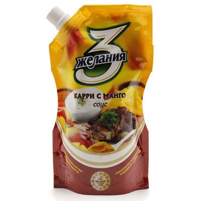 Соус "Карри с манго" д/п 250гр