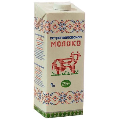 Молоко Масло-Дел 2,5% 1л Петропавловское т/п