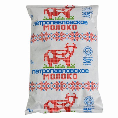 Молоко Масло-Дел 3,2% 1л Петропавловское т/ф