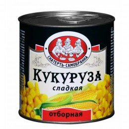 Кукуруза Скатерть-Самобранка сладкая отборная 425 мл