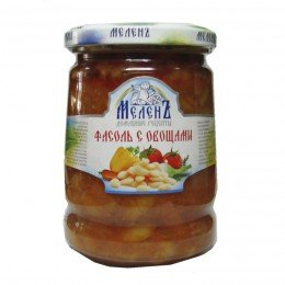 Фасоль Меленъ с овощами 550 г