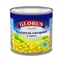Кукуруза Globus консервированная 425мл