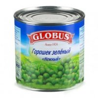 Горошек Globus зеленый 425мл