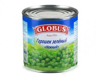 Горошек Globus зеленый 425мл