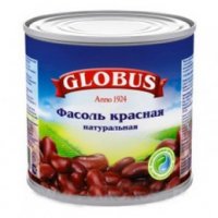 Фасоль Globus красная 425мл