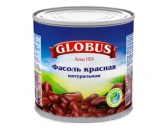 Фасоль Globus красная 425мл