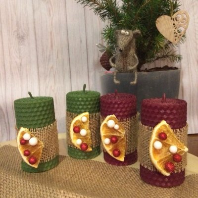 Набор каминных свечей "Благодарю"