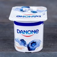 Йогурт Danone со вкусом черники 4*120г.
