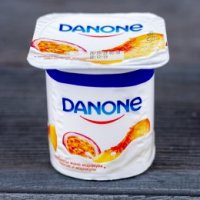 Йогурт Danone со Вкусом Персика и Маракуйя, 4*120г.