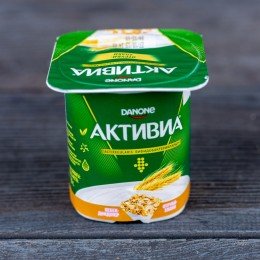 Йогурт Активиа отруби-злаки 4*120г.