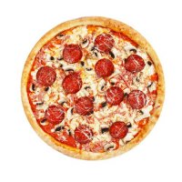 Пицца "Пепперони" с грибами