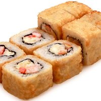 Горячий ролл "с креветками "