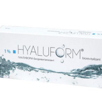 Гиалуформ (Hyaluform) 1% область вокруг глаз 