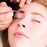 Коррекция+окрашивание бровей краской/хной (Екатерина С. и Инга Л.)