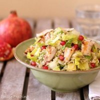 Лёгкий салат с курицей и киноа