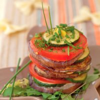 Овощной "мильфей"